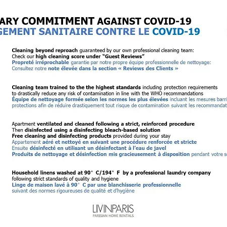 Livinparis - Luxury Ac 3 Bedrooms Republique I